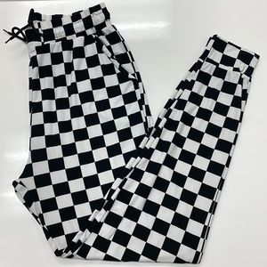 Checkered Soft Pant with Pockets